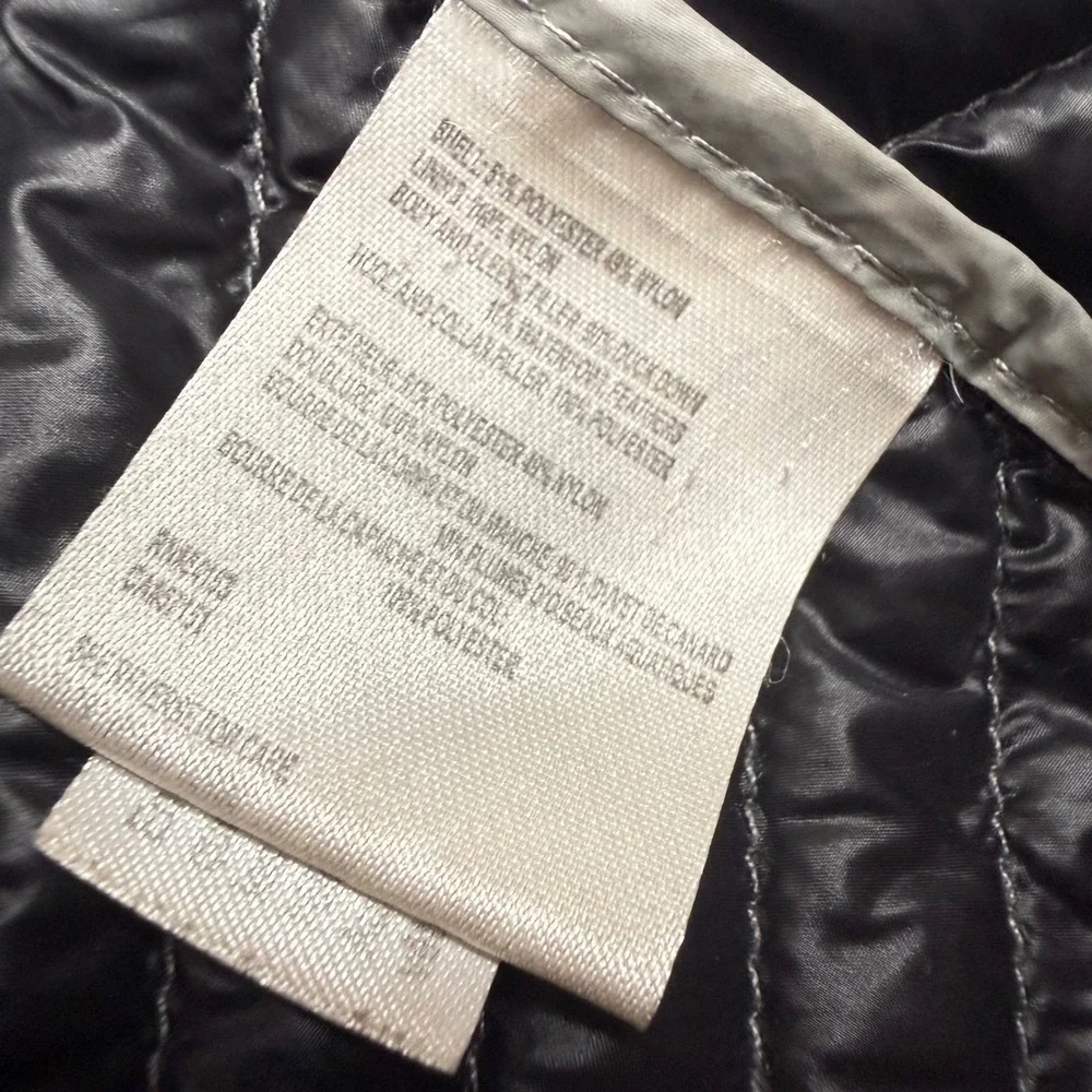 Calvin Klein Womens 1X Packable Lightweight Down Puffer Jacket Gray Hooded
